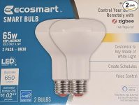 Ecosmart Smart Bulb 65W Replacement LED BR30 2-Pack