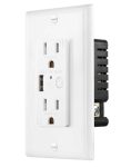 Zigbee Wall Outlet with USB